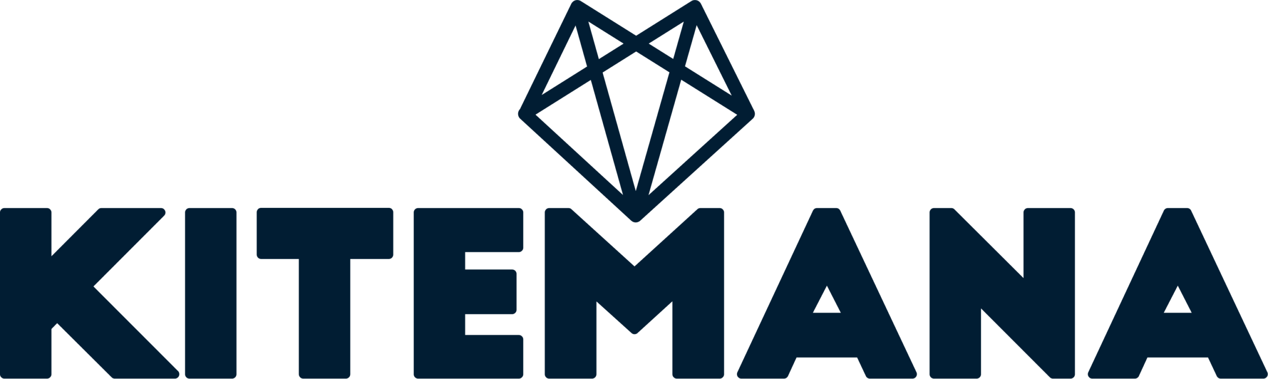 logo kitemana blue